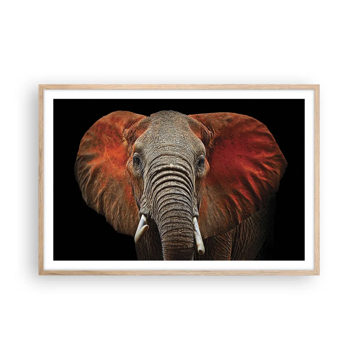 Poster in light oak frame - I am Wild, and You? - 91x61 cm