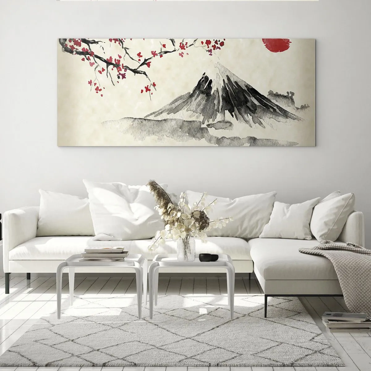 Glass picture - Love Japan - 90x30 cm