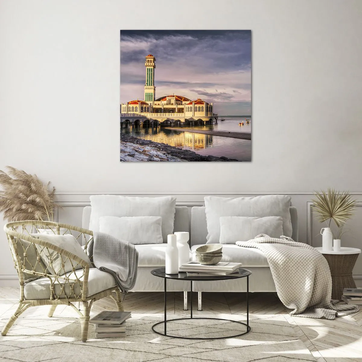 Glass picture - Temple of Nature - 40x40 cm