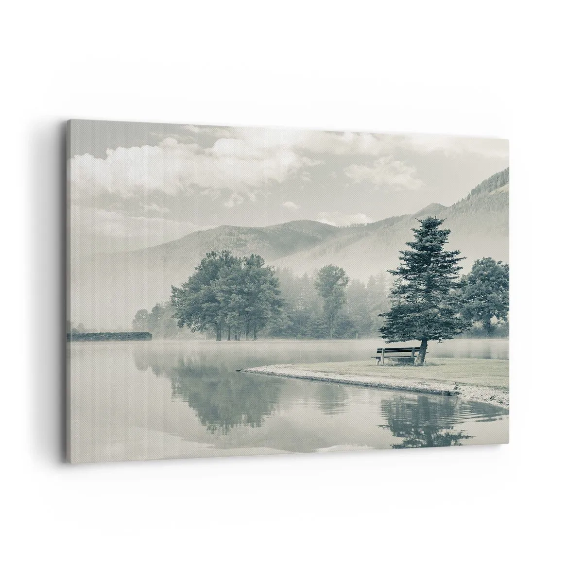 Canvas picture - Lake Is Still Asleep - 100x70 cm