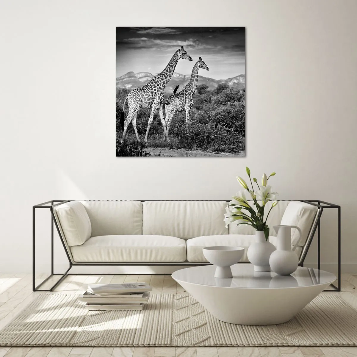 Glass picture - Higher Spheres in Africa - 50x50 cm