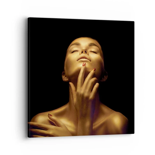 Canvas picture - Like Golden Silk - 40x40 cm