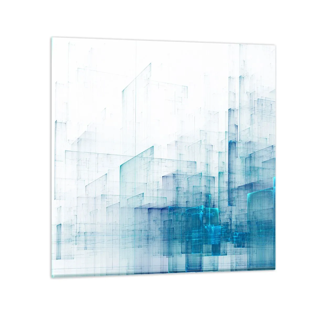 Glass picture - And There Was Space - 40x40 cm