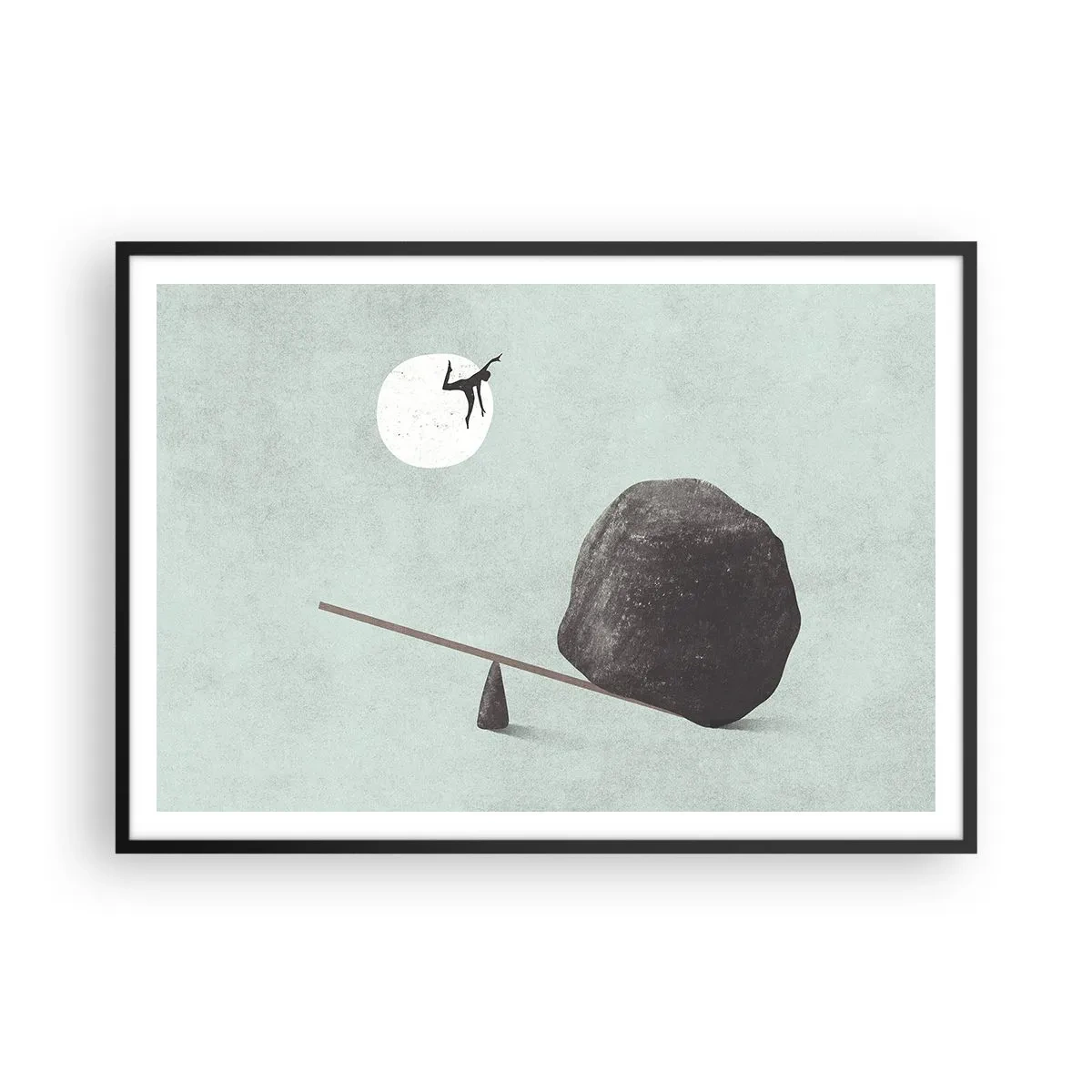 Poster in black frame - Dream Come True - 100x70 cm