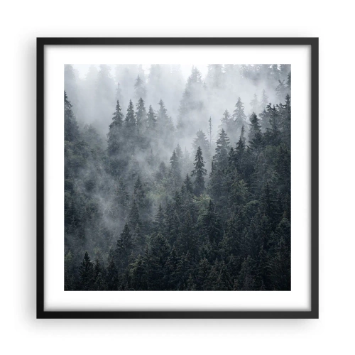 Poster in black frame - Forest World - 50x50 cm