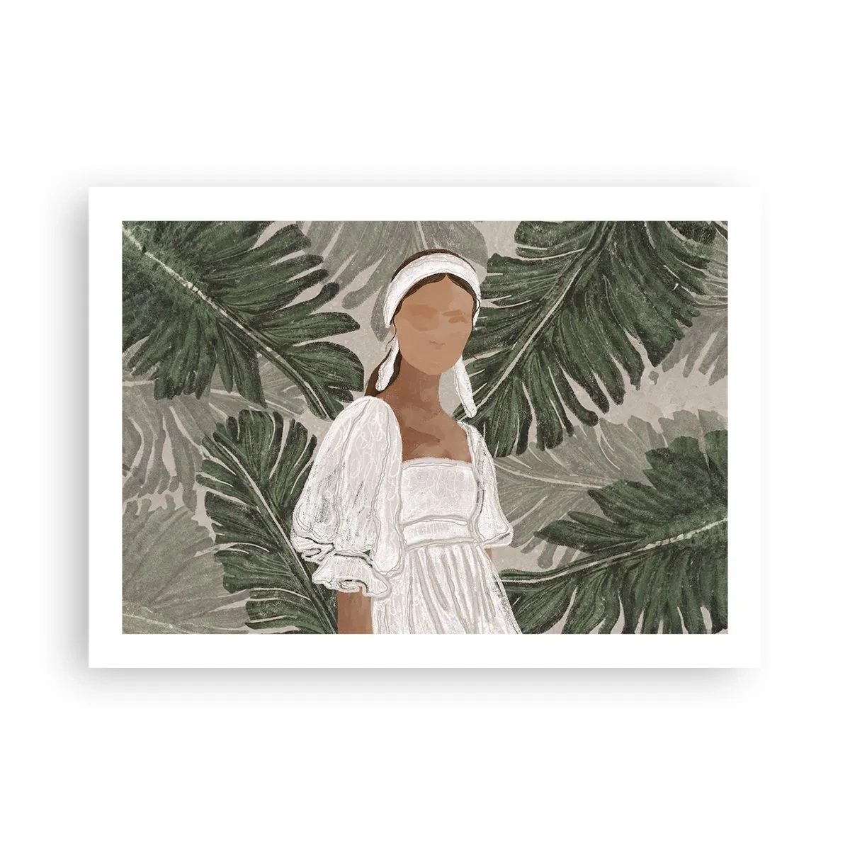 Poster - Exotic Portrait - 70x50 cm