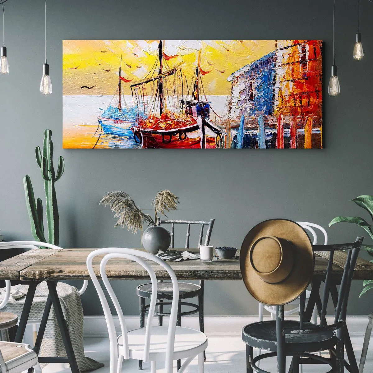 Canvas picture - Happy Comeback - 160x50 cm