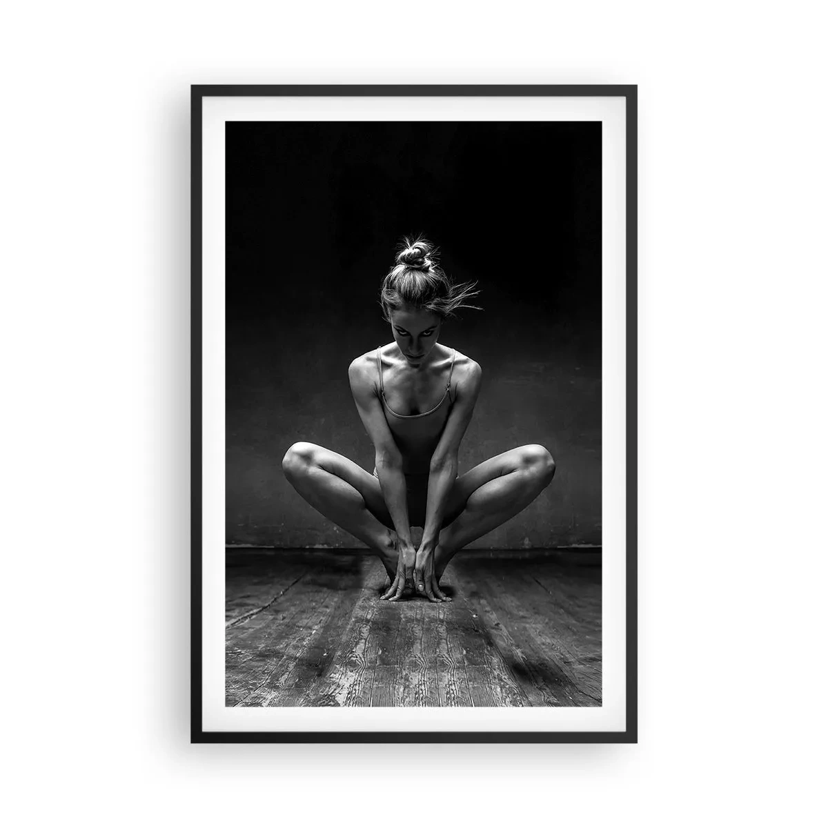 Poster in black frame - Concentration of Dancing Energy - 61x91 cm