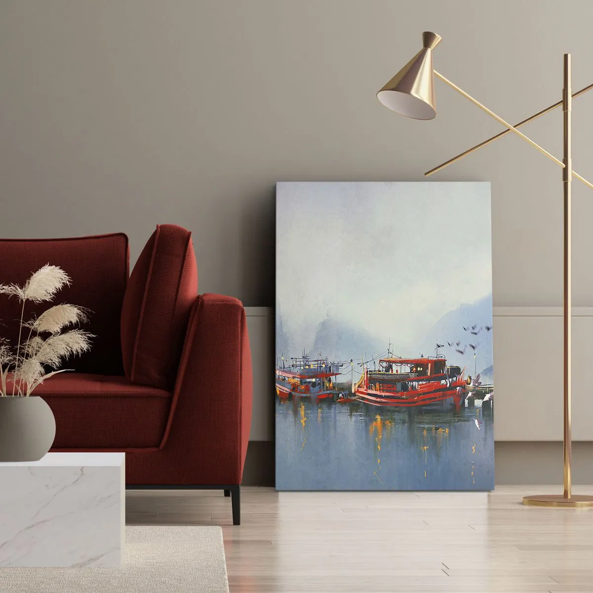 Canvas picture - At the End of the World - 55x100 cm