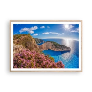 Poster in light oak frame - My Big Greek Wedding - 100x70 cm