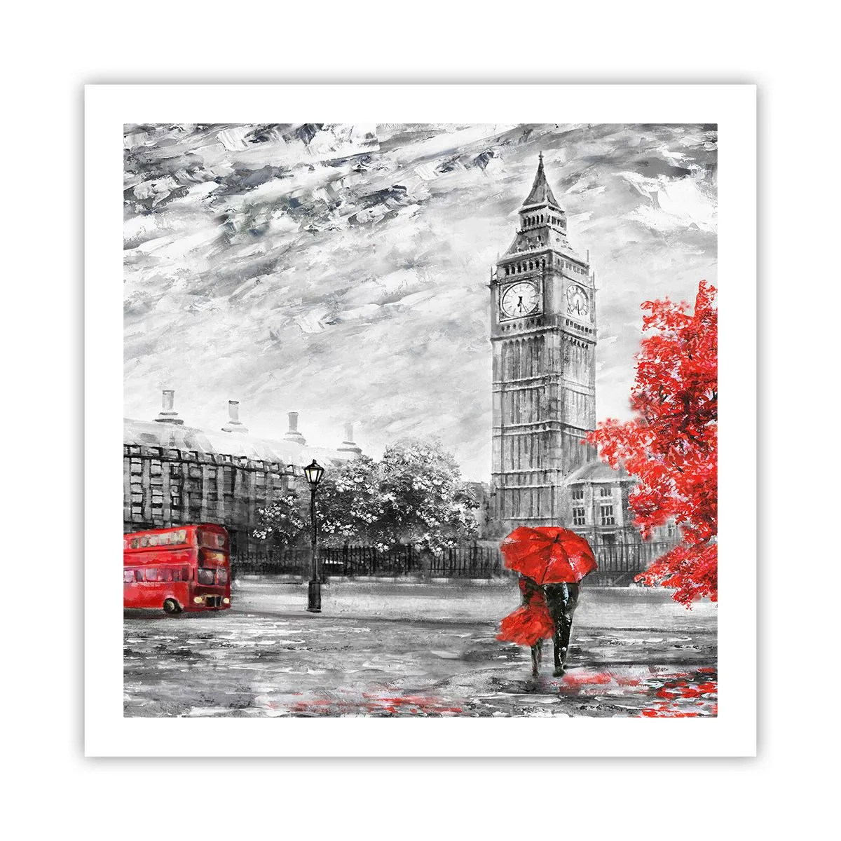 Poster - Exciting Day - 60x60 cm