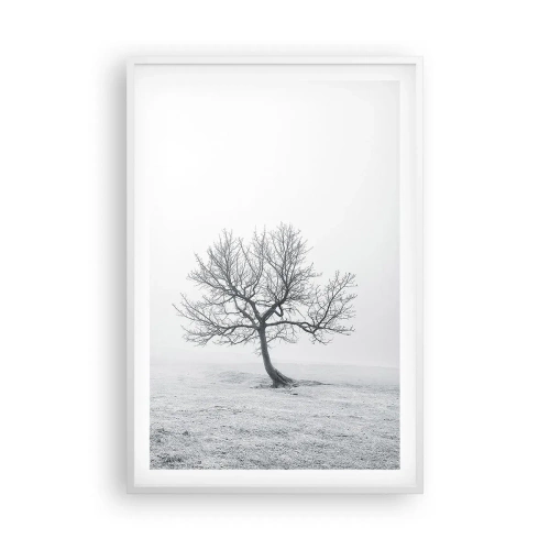 Poster in white frmae - Against Nothingness - 61x91 cm