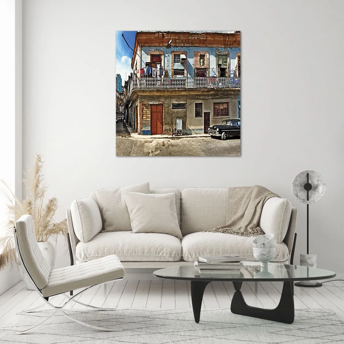 Glass picture - Havana Style - 60x60 cm