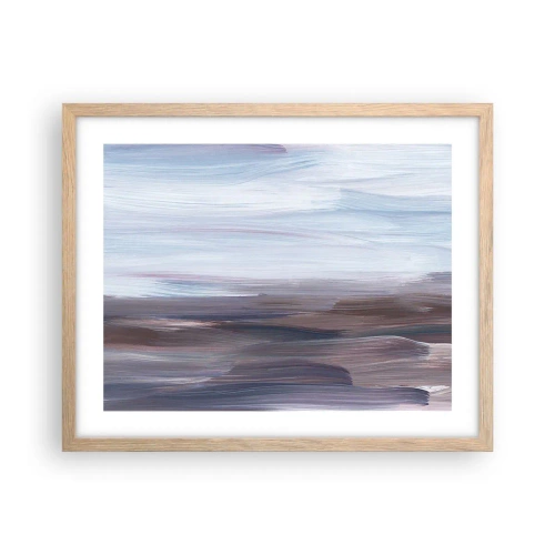 Poster in light oak frame - Elements: Water - 50x40 cm