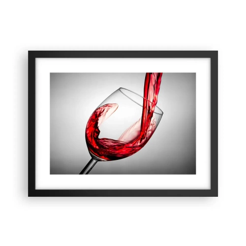 Poster in black frame - Colour - Movement - Sound - 40x30 cm