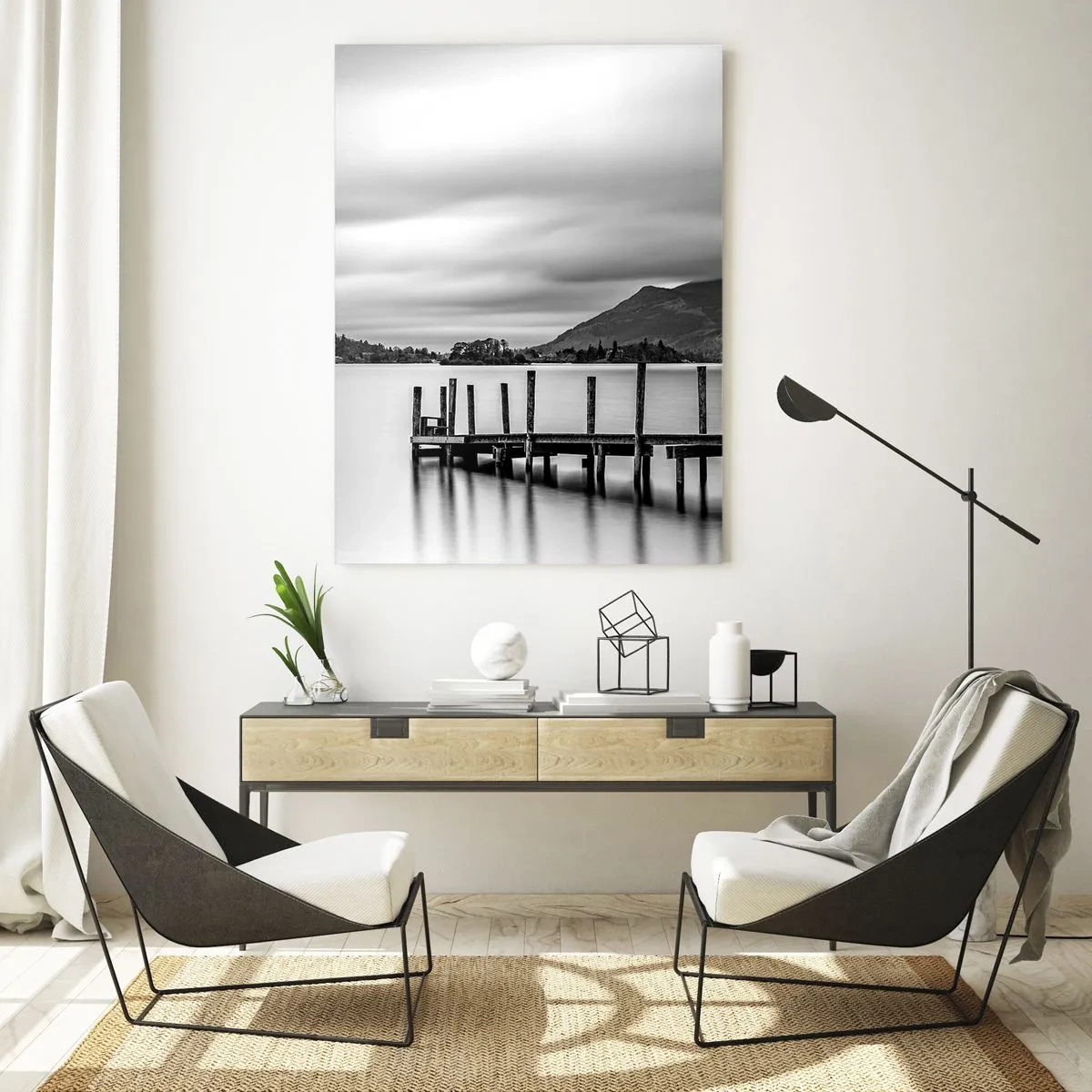 Glass picture - Tranquility and Power - 50x70 cm