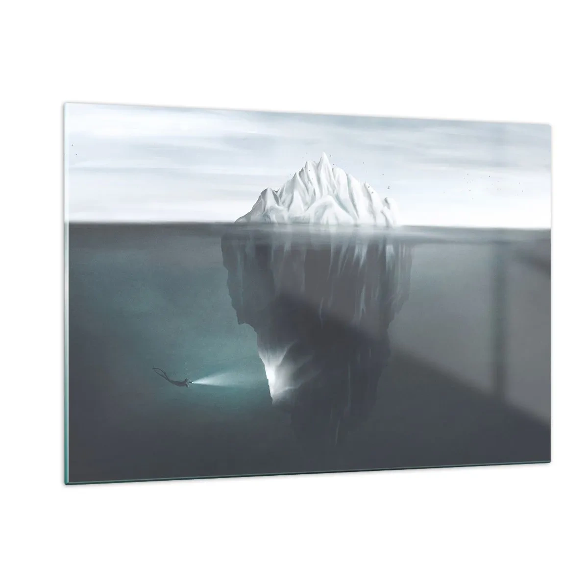 Glass picture - Underwater Secret - 120x80 cm