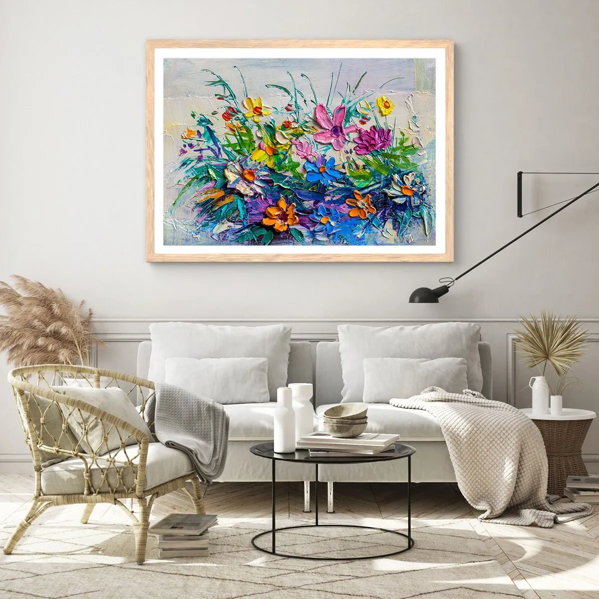 Poster in light oak frame - Not So Still Nature - 40x30 cm