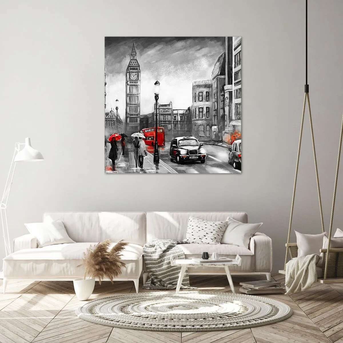 Canvas picture - Not Such a Grey City - 50x50 cm