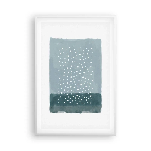 Poster in white frmae - Grown on the Blue - 61x91 cm