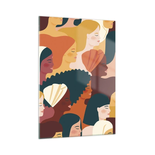 Glass picture - Pure Womanhood - 50x70 cm