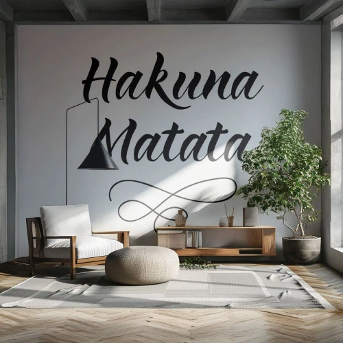 Photo Wallpaper Premium Canvas - Best Advice - Typography, Affirmation, Maxim - 450x315 cm