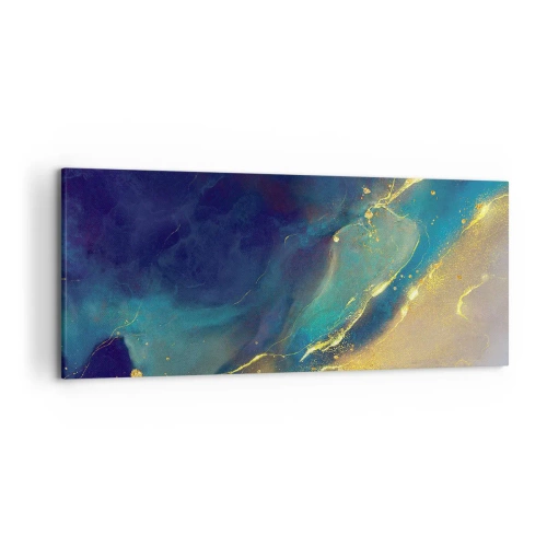 Canvas picture - Golden Flood - 120x50 cm