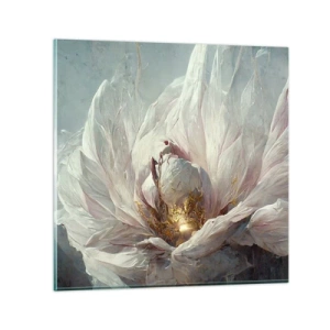 Glass picture - It Blooms Once Every Hunderd Years - 40x40 cm