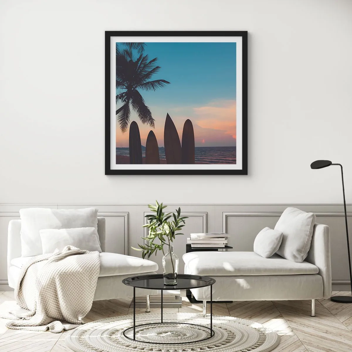 Poster in black frame - Tomorrow Will Be Fun Too - 50x50 cm