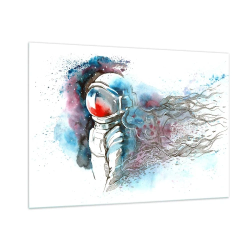 Glass picture - Alone In Space - 100x70 cm