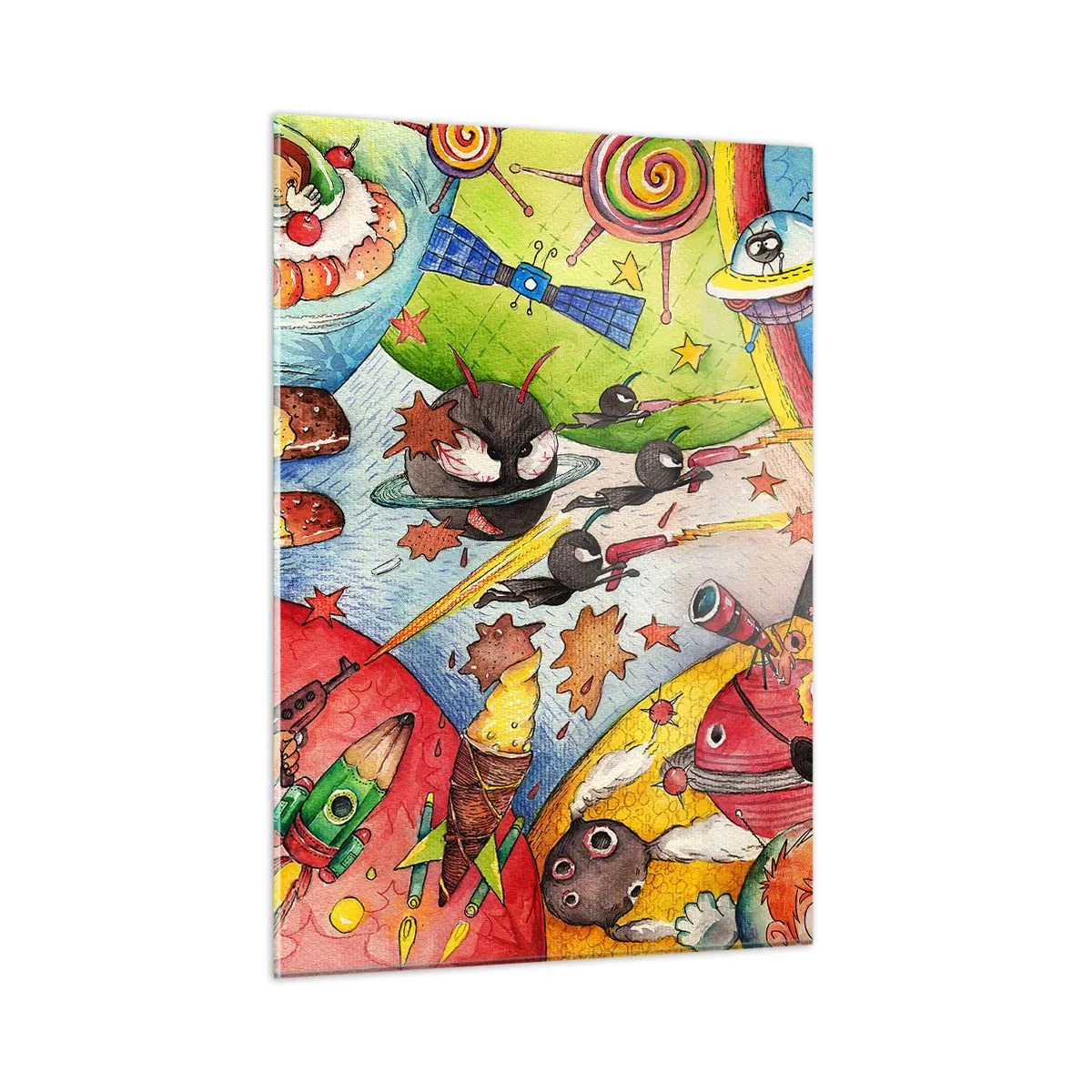 Glass picture - Great Space Adventure - 50x70 cm