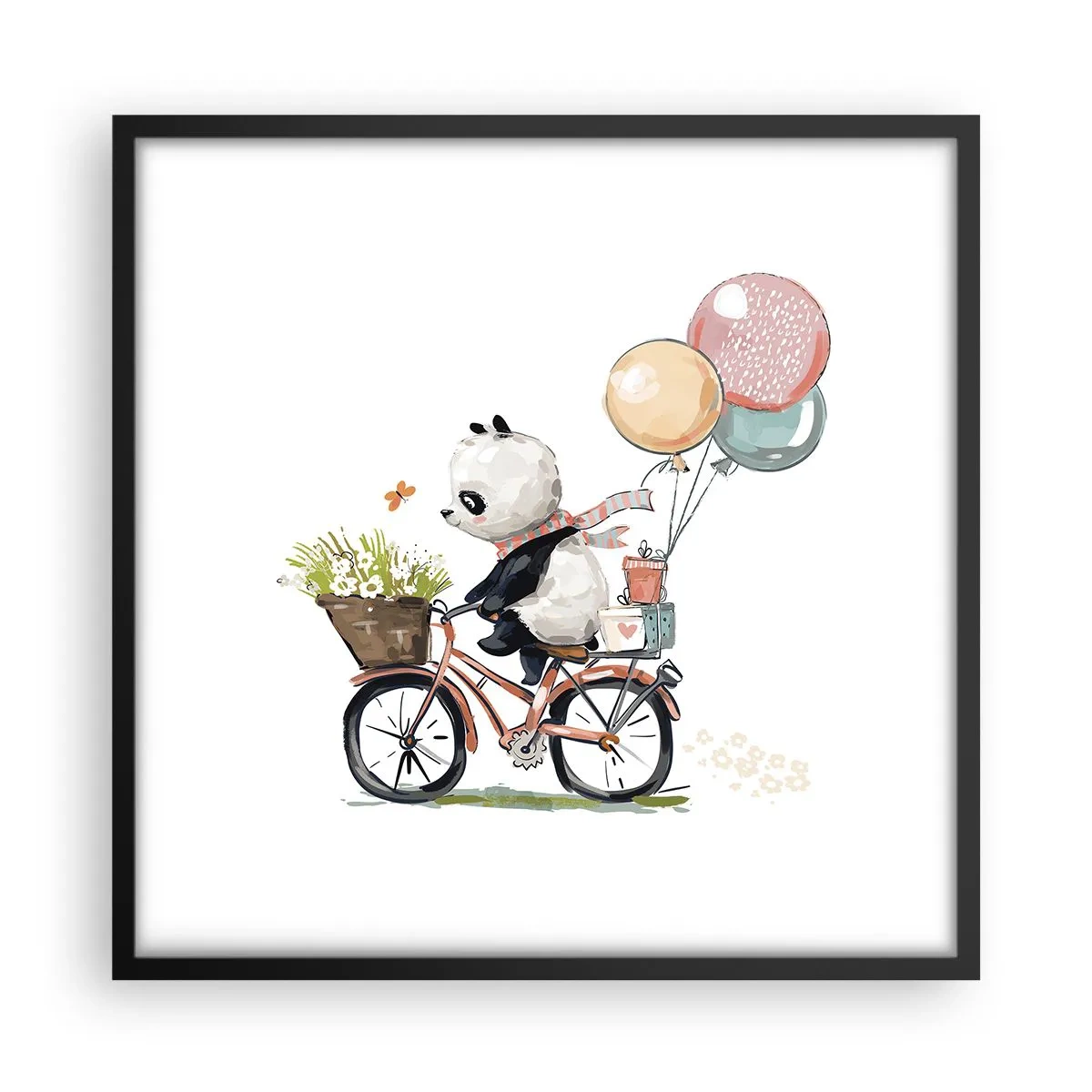 Poster in black frame - Lucky Day - 50x50 cm