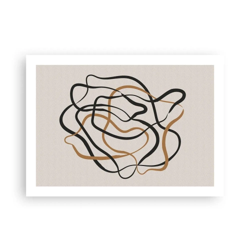 Poster - Everything Is Tangled UP - 70x50 cm