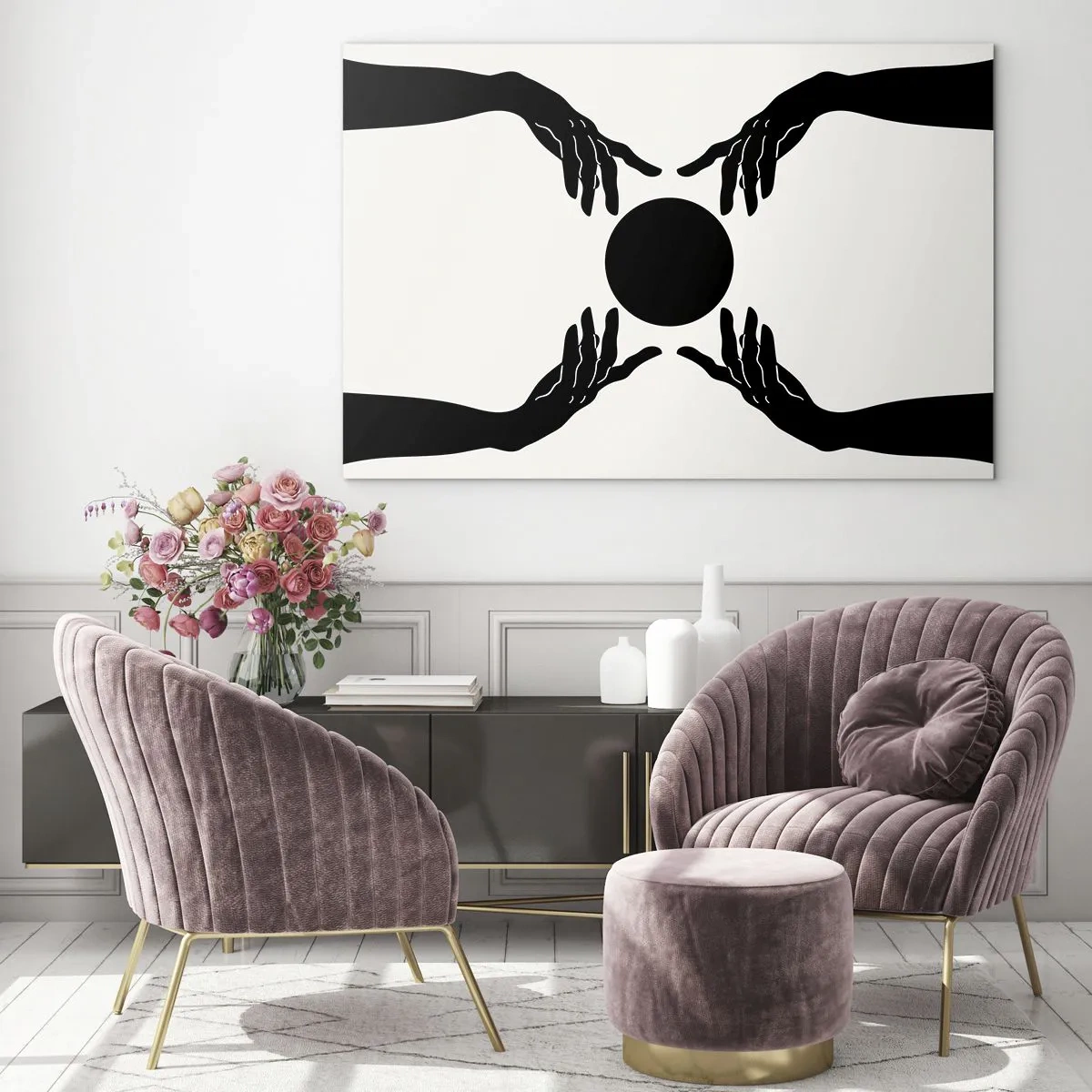 Glass picture - Secret Sign - 120x80 cm