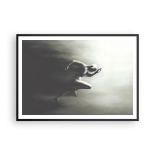 Poster in black frame - Unstoppable - 100x70 cm