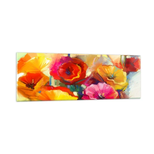 Glass picture - Not Only Red - 90x30 cm