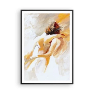 Poster in black frame - Heavenly Embrace - 70x100 cm
