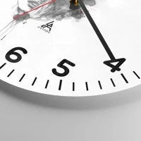 Clock face with numbers