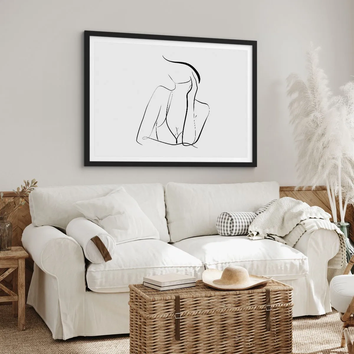 Poster in black frame - On Waves of Dreams - 91x61 cm