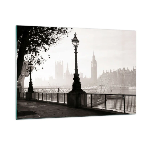 Glass picture - London Morning - 120x80 cm