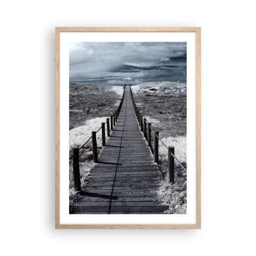 Poster in light oak frame - To the Shore - 50x70 cm