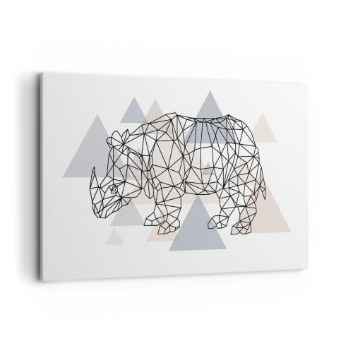 Canvas picture - Structure of Strength - 120x80 cm