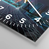 Clock face with numbers