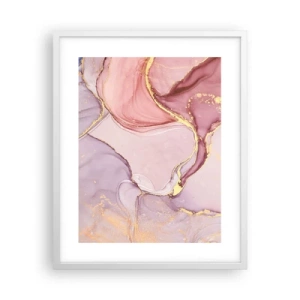 Poster in white frmae - Caress of Colours - 40x50 cm