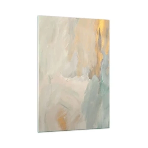 Glass picture - Abstract: Land of Gentleness - 70x100 cm