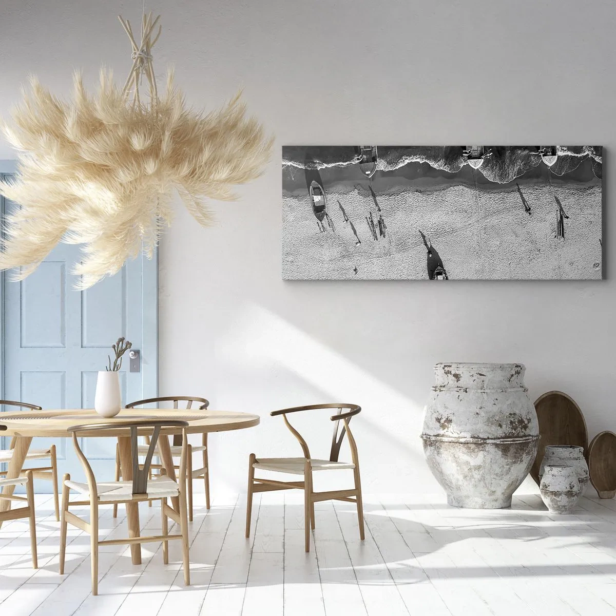 Canvas picture - Still on the Shore… - 160x50 cm