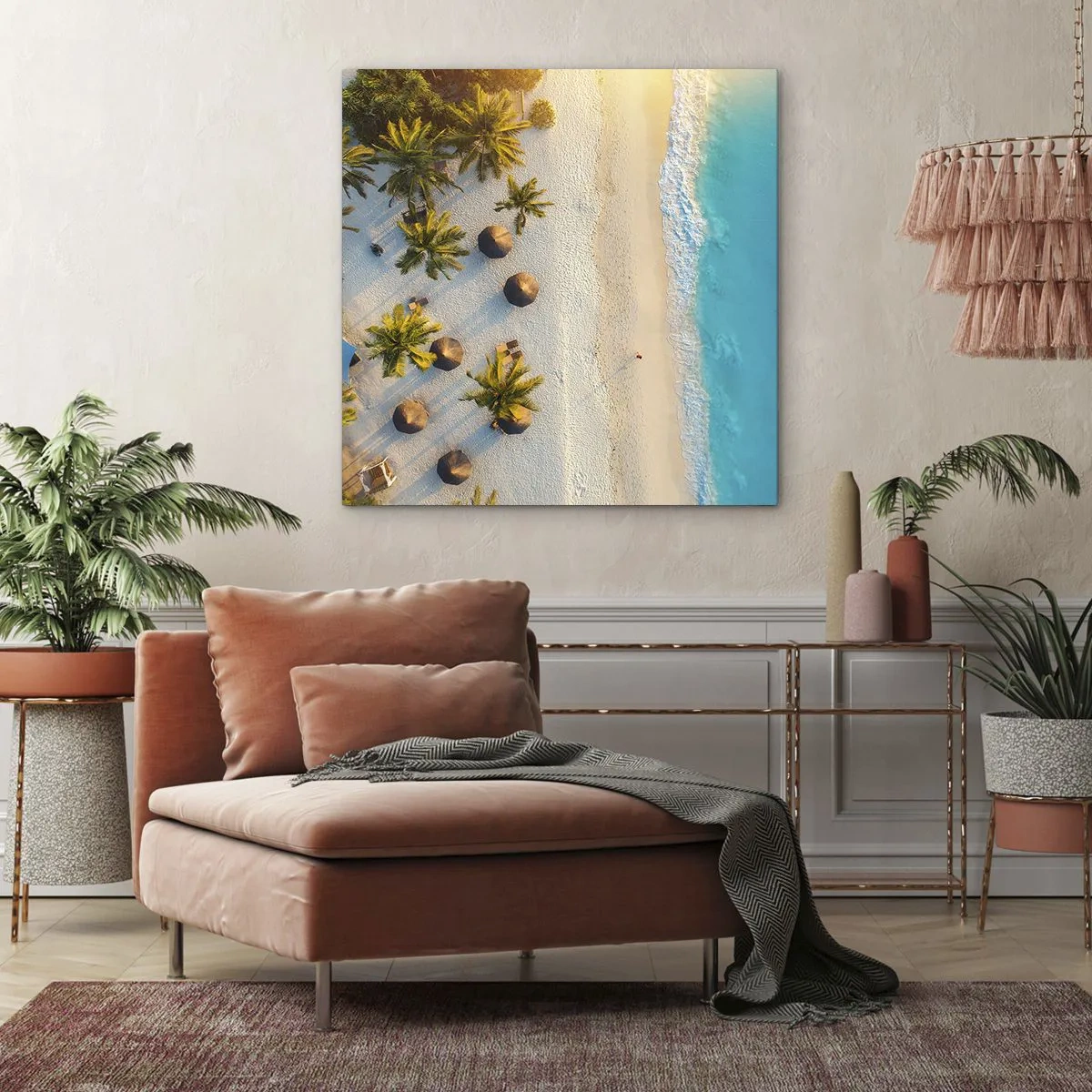 Canvas picture - Welcome to Paradise - 40x40 cm