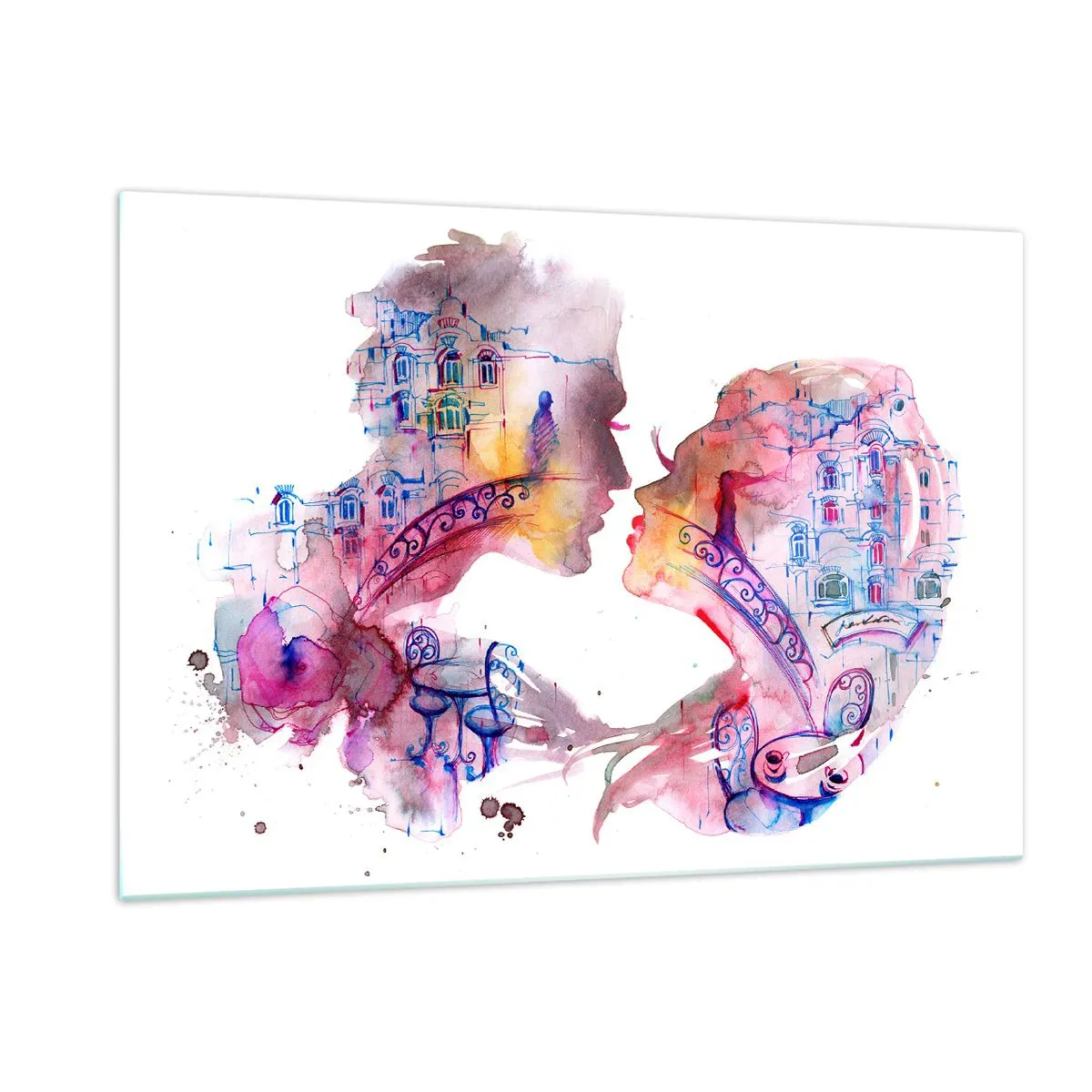 Glass picture - Secret Bridge Of Sighs - 120x80 cm