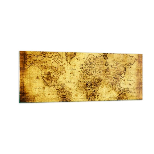 Glass picture - It Is a Strange World - 140x50 cm