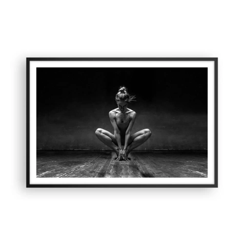 Poster in black frame - Concentration of Dancing Energy - 91x61 cm